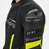 Kurtka tekstylna SHIMA SOLID 2.0 VENTED FLUO czarny żółty fluo