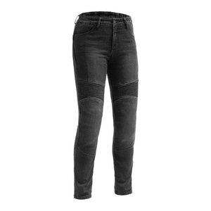 Jeansy motocyklowe damskie BROGER AURA LADY BLACK czarny