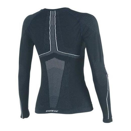 Koszulka termoaktywna damska DAINESE D-CORE DRY TEE LS LADY BLACK/WHITE czarny biały