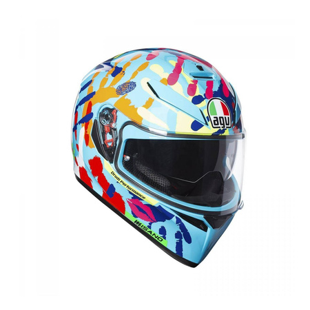 Kask integralny AGV K3 SV MISANO 2014 niebieski pomarańczowy granatowy czerwony różowy