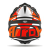 Kask cross Airoh AVIATOR ACE TRICK ORANGE MATT pomarańczowy biały czarny