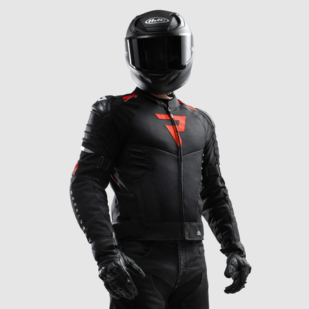 Kurtka tekstylna REBELHORN VANDAL 2 AIR BLACK/RED czarny czerwony