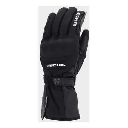 Rękawice ocieplane i wodoodporne RICHA ICE POLAR GORE-TEX BLACK czarny