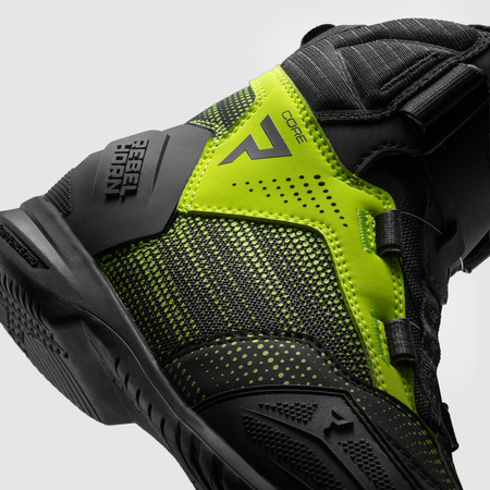Buty krótkie REBELHORN CORE BLACK/FLUO YELLOW czarny żółty fluo