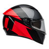 Kask integralny BELL LITHIUM ECE6 SHEAR METALLIC GREY RED czarny czerwony szary