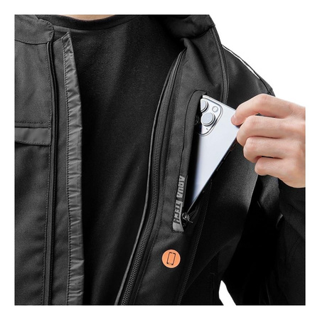 Kurtka tekstylna OZONE NEO BLACK czarny