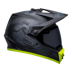 Kask integralny BELL MX-9 ADVENTURE MIPS STEALTH CAMO MATTE BLACK/HI-VIZ czarny żółty fluo