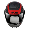 Kask otwarty AXXIS METRO LEISURE MATT RED czarny szary czerwony