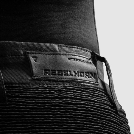 Jeansy motocyklowe damskie REBELHORN ROXY BLACK czarny