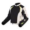 Kurtka tekstylna damska OZONE FLOW LADY BLACK/GREY/FLUO YELLOW czarny szary żółty fluo