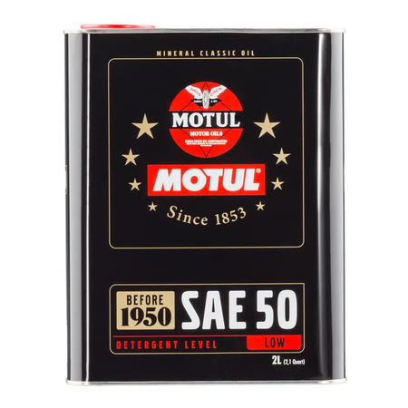 Olej 4T MOTUL CLASSIC SAE 50 MINERAL 2L