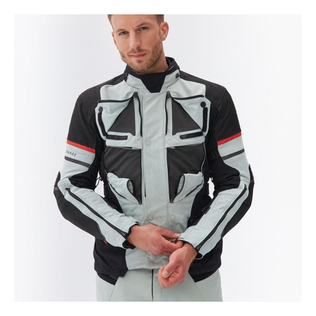 Kurtka tekstylna REBELHORN RANGE GREY/BLACK/RED szary czarny czerwony