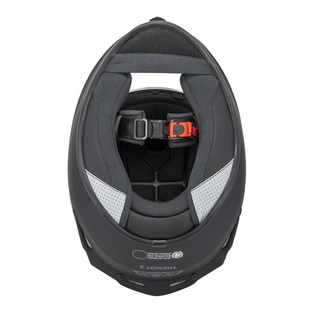 Kask integralny NZI TRENDY MATT BLACK czarny mat