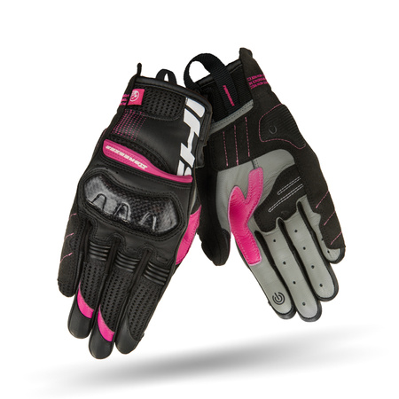 Rękawice miejskie damskie SHIMA X-BREEZE 2 LADY FUCSIA czarny różowy