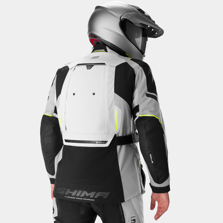 Kurtka tekstylna SHIMA HERO 3.0 G2 GREY/FLUO szary żółty fluo czarny