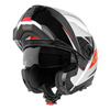 Kask szczękowy SCHUBERTH C5 ECE ECLIPSE RED biały czarny czerwony