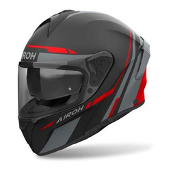 Kask integralny AIROH SPARK 2 SPINNER ORANGE MATT czarny pomarańczowy fluo szary