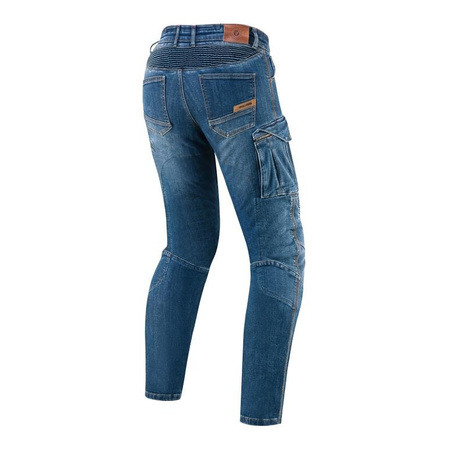 Jeansy motocyklowe REBELHORN VANDAL DENIM BLUE niebieski