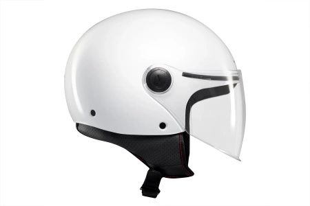 Kask otwarty MT STREET S SOLID GLOSS PEARL WHITE biały