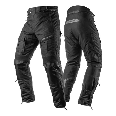 Spodnie tekstylne SHIMA RIFT BLACK czarny