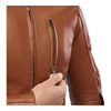 Kurtka skórzana SHIMA HUNTER+ 2.0 LIGHT BROWN brązowy