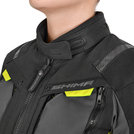 Kurtka tekstylna damska SHIMA HERO 2.0 LADY FLUO czarny szary żółty fluo