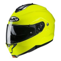 Kask szczękowy HJC C91 FLUORESCENT GREEN zielony fluo czarny