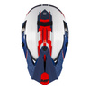 Kask cross MT FALCON S RULER A15 GLOSS biały niebieski czerwony