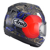 Kask integralny ARAI RX-7 V EVO SAMURAI niebieski czerwony biały