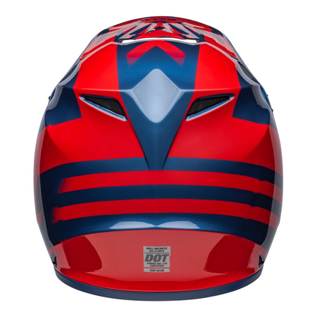 Kask cross BELL MX-9 MIPS DISRUPT TRUE BLUE/RED niebieski czerwony