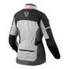 Kurtka tekstylna damska REVIT OUTBACK 4 H2O LADY SILVER/BLACK srebrny czarny czerwony fluo