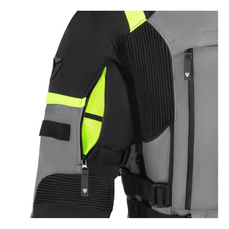 Kurtka tekstylna damska SECA ARRAKIS III LADY TITANIUM szary żółty fluo czarny