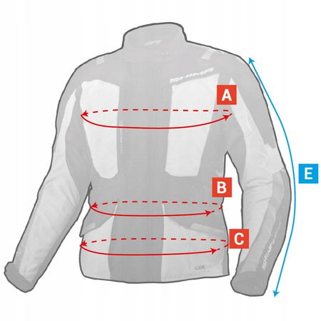 Kurtka tekstylna SHIMA HERO GREY szary czarny czerwony