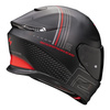 Kask integralny SCORPION EXO-GT SP AIR TECHLANE MATT BLACK/GREY/RED czarny szary czerwony