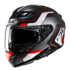 Kask integralny HJC F71 ARCAN BLACK/RED szary czerwony czarny biały