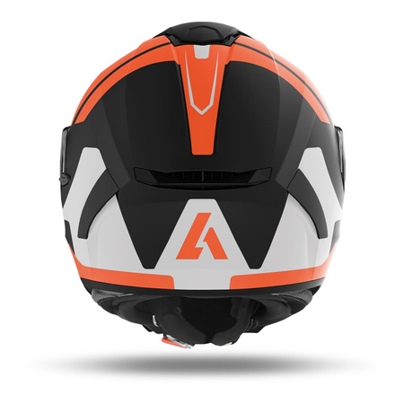 Kask integralny AIROH SPARK SHOGUN ORANGE MATT czarny pomarańczowy biały