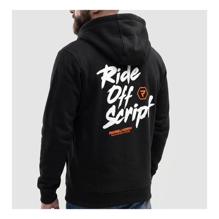 Bluza REBELHORN OFFSCRIPT BLACK czarny
