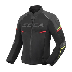 Kurtka tekstylna SECA AIRFLOW III BLACK/RED/FLUO czarny czerwony żółty fluo