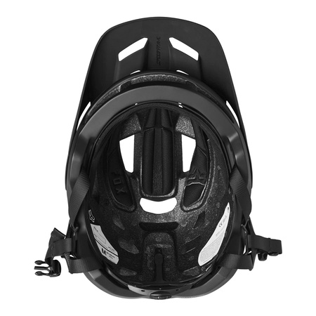 Kask rowerowy FOX SPEEDFRAME BLACK czarny mat biały