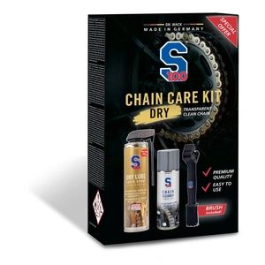ZESTAW DO CZYSZCZENIA ŁAŃCUCHA S100 CHAIN CARE KIT DRY