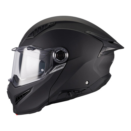 Kask szczękowy AXXIS GHOSTFIGHTER SV SOLID A1 MATT BLACK czarny mat