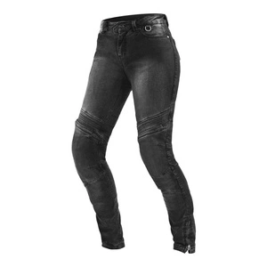 Jeansy motocyklowe damskie SHIMA JESS BLACK czarny