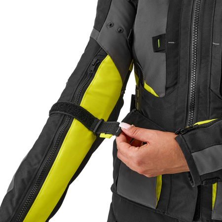 Kurtka tekstylna damska SHIMA HERO 2.0 LADY FLUO czarny szary żółty fluo