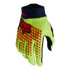 Rękawiczki rowerowe FOX DEFEND SE FLUO YELLOW żółty fluo pomarańczowy fluo czarny