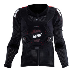 Koszulka z ochraniaczami damska LEATT REAFLEX LADY BLACK czarny
