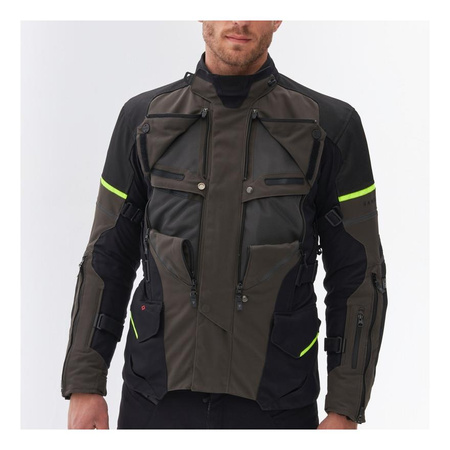 Kurtka tekstylna REBELHORN RANGE ANTHRACITE/BLACK/FLUO YELLOW grafitowy czarny żółty fluo