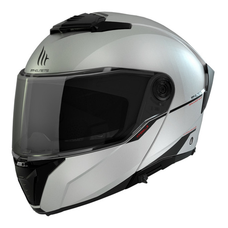 Kask szczękowy MT ATOM 2 SV SOLID GLOSS PEARL WHITE biały
