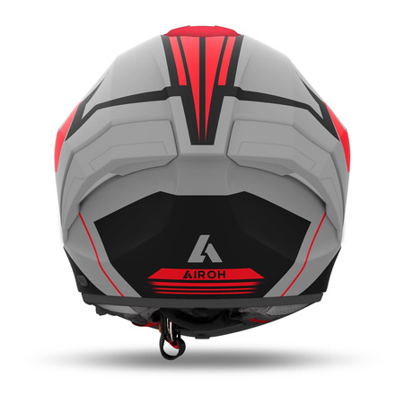 Kask integralny AIROH MATRYX THRON ORANGE MATT pomarańczowy fluo szary czarny