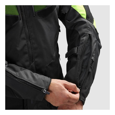 Kurtka tekstylna REBELHORN HIKER IV BLACK/ANTHRACITE/FLUO YELLOW czarny grafitowy żółty fluo