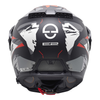 Kask szczękowy SCHUBERTH E2 ECE TRAIL GREY biały szary czerwony